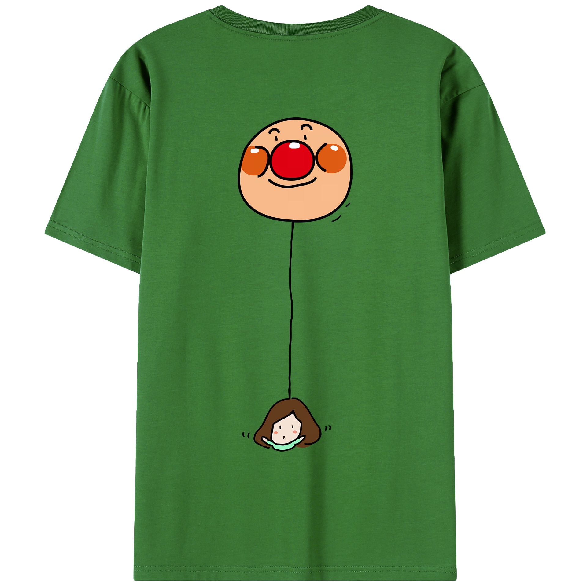 （画像用） アンパンマン Anpanman レディース半袖Tシャツ(バックプリント)